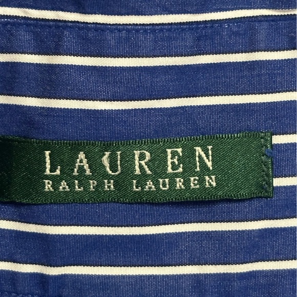 LAUREN RALPH LAUREN Blue stripes size XL - Picture 6 of 10